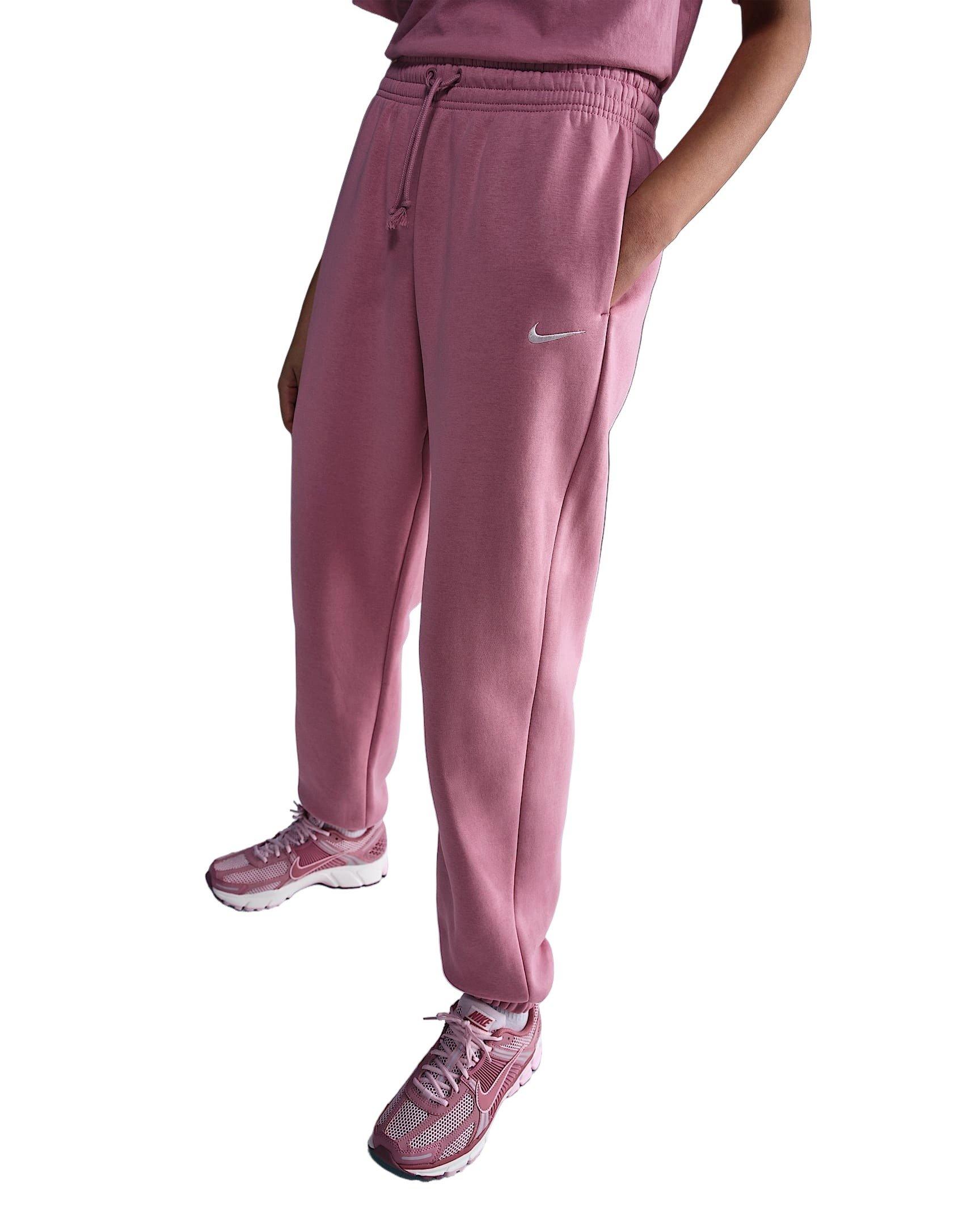 Nike Women's Sportswear Phoenix Fleece High-Waisted Oversized Sweatpants - Pink